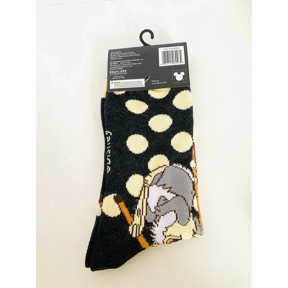 New Disney Bambi Women's/Men's Crew Socks Size 9-13 NEW